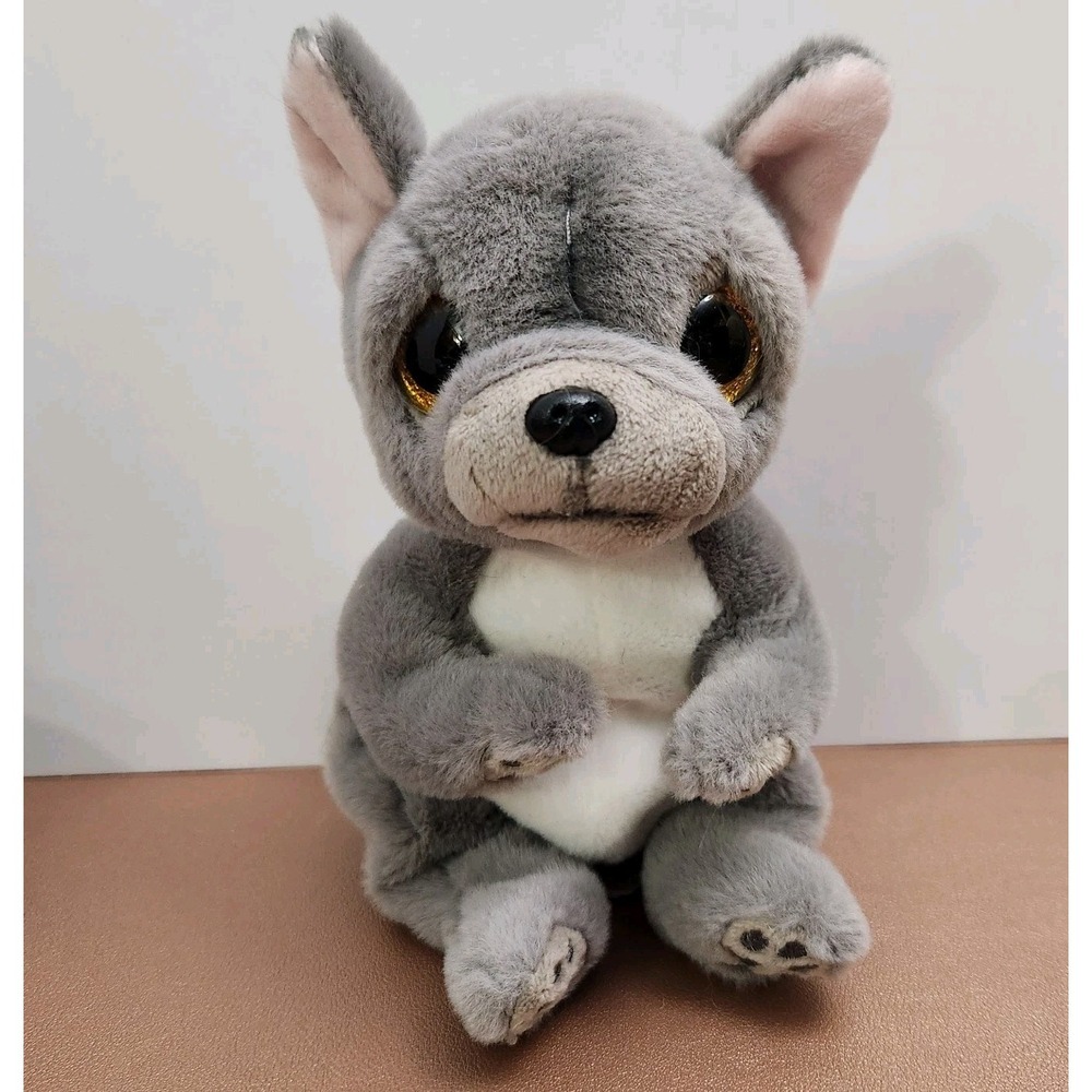 Ty Beanie Baby Bellies - WILFRED the French Bulldog (6 inch) Stuffed Plush